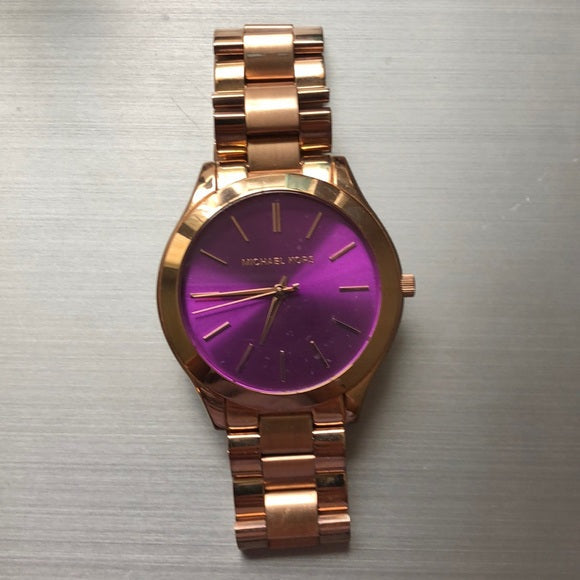 Michael Kors Slim Runway Rose Gold Ladies Watch MK3293 - Big Daddy Jewelry #5