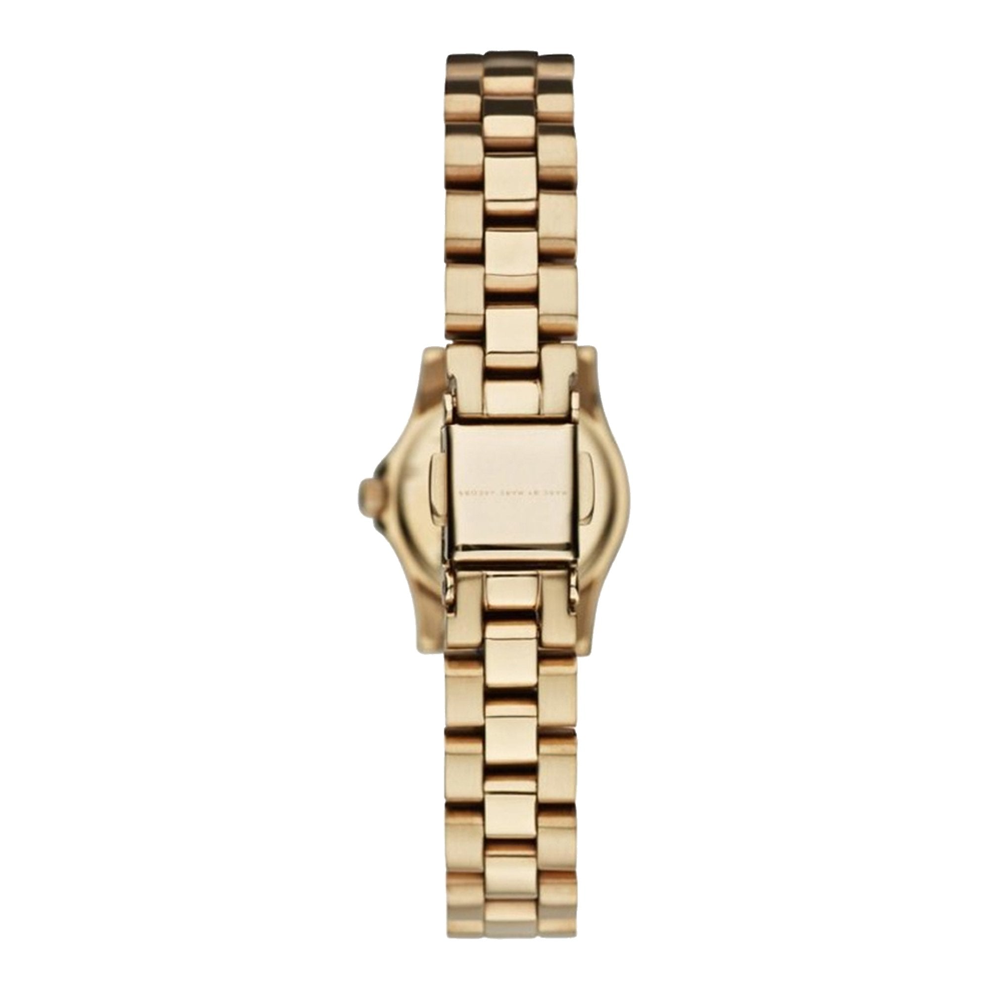 Marc By Marc Jacobs Henry Dinky Orange Dial Gold Tone Watch MBM3202