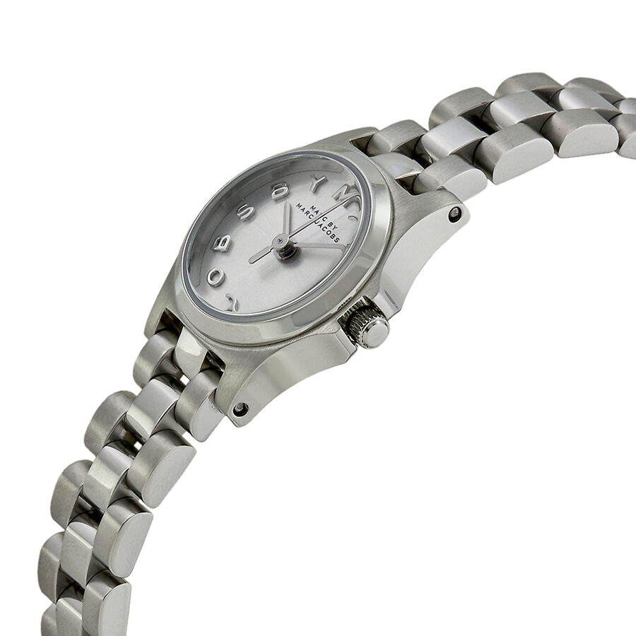 Marc Jacobs Henry Dinky Silver Dial  Silver Watch MBM3198