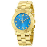 Marc by Marc Jacobs Amy Blue Dial Gold-tone Ladies Watch MBM3303 - Big Daddy Jewelry