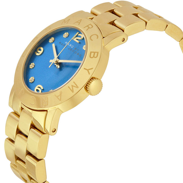 Marc by Marc Jacobs Amy Blue Dial Gold-tone Ladies Watch MBM3303 - Big Daddy Jewelry #2