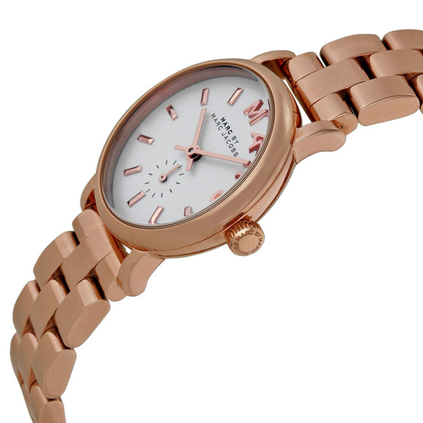 Marc by Marc Jacobs Baker White Dial Rose Gold-plated Ladies Watch MBM3248 - Big Daddy Jewelry #2