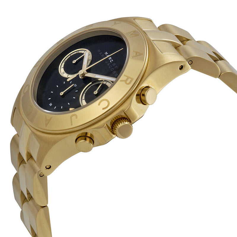 Marc by Marc Jacobs Blade Black Dial Gold Tone Ladies Watch MBM3309 - Big Daddy Jewelry #2