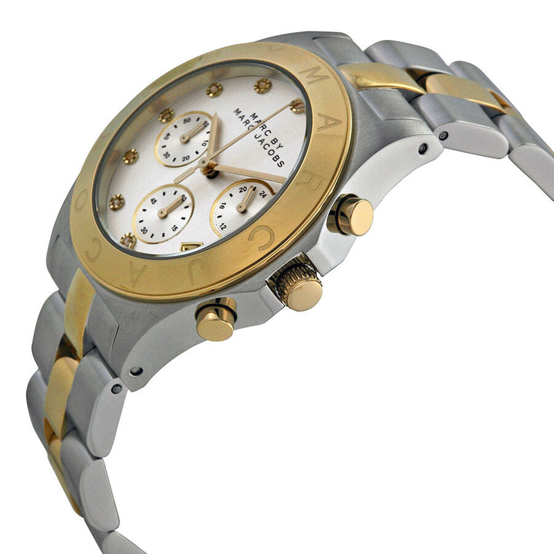 Marc by Marc Jacobs Chronograph Silver Dial Two-tone Ladies Watch MBM3177 - Big Daddy Jewelry #2