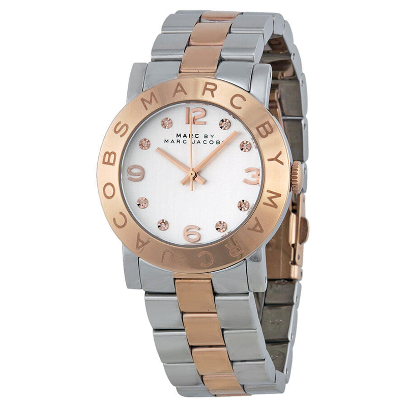 Marc by Marc Jacobs Silver Dial Two-tone Ladies Watch MBM3194 - Big Daddy Jewelry