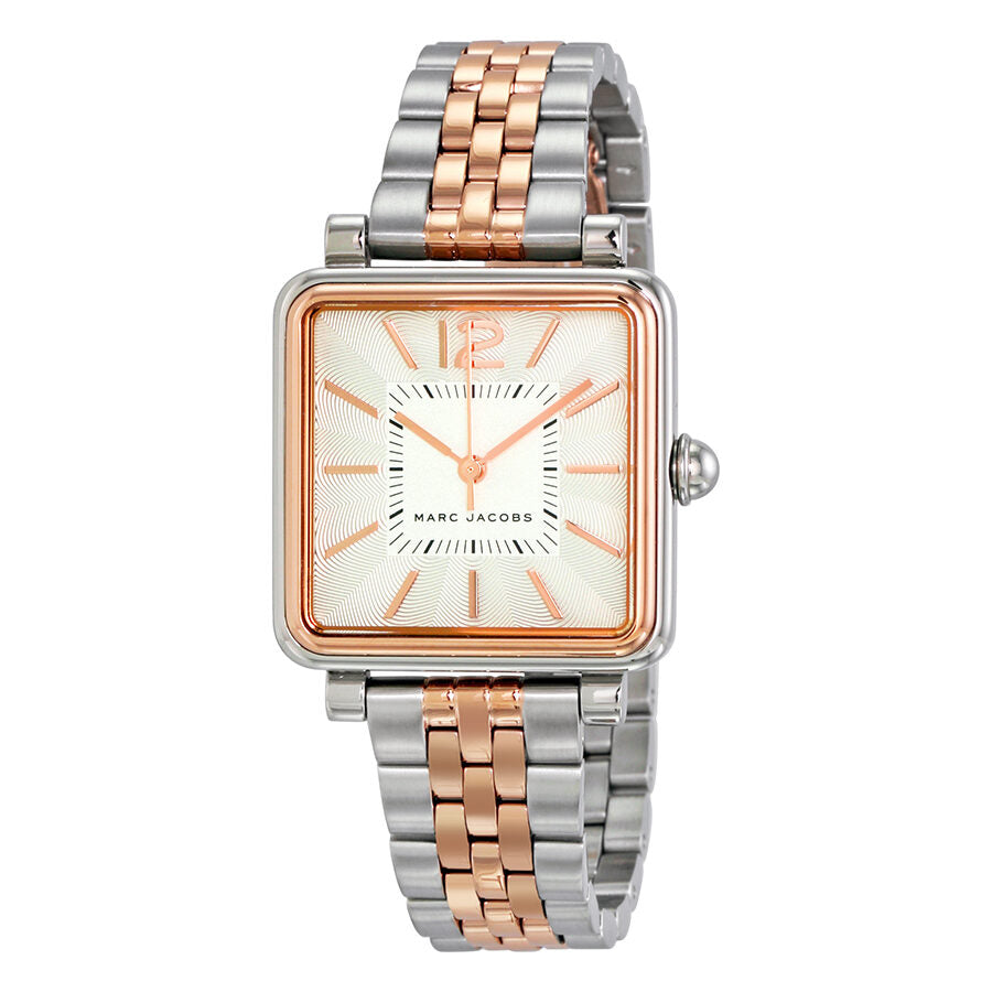 Marc Jacobs Vic Silver Dial Ladies Two Tone Watch MJ3463 - Big Daddy Jewelry
