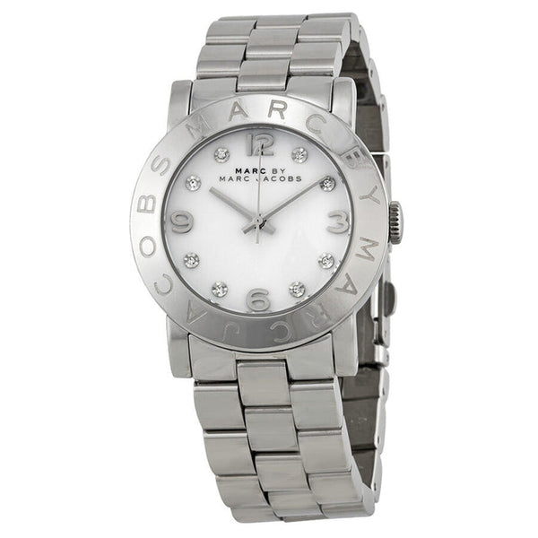 Marc Jacobs Amy White Dial Silver 36mm Ladies Watch MBM3054