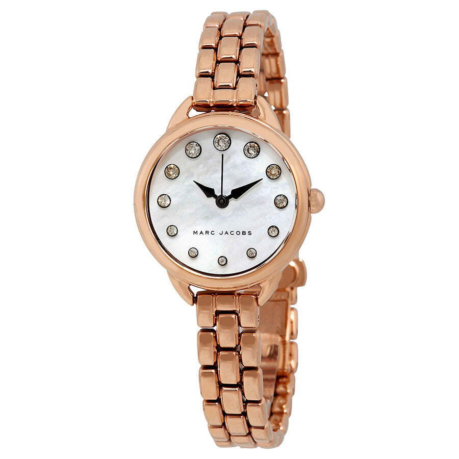 Marc Jacobs Betty Mother Of Pearl Dial Ladies Rose Gold Watch MJ3511 - Big Daddy Jewelry
