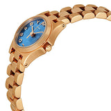Marc by Marc Jacobs Henry Dinky Blue Dial Rose Gold-Tone Stainless Steel Ladies Watch MBM3204 - Big Daddy Jewelry #2