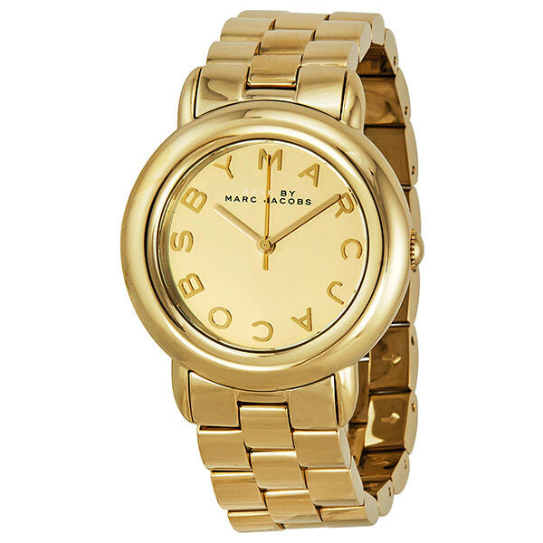 Marc by Marc Jacobs Marci Gold Dial Gold Ion-plated Ladies Watch MBM3098 - Big Daddy Jewelry
