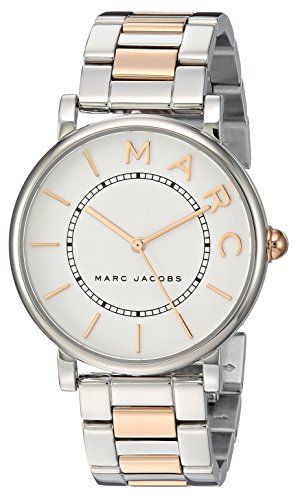 Marc Jacobs Roxy Silver Dial Two Tone Steel Strap Women Watch - MJ3551