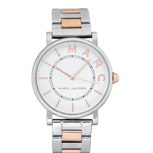 Marc Jacobs Roxy Silver Dial Two Tone Steel Strap Women Watch - MJ3551