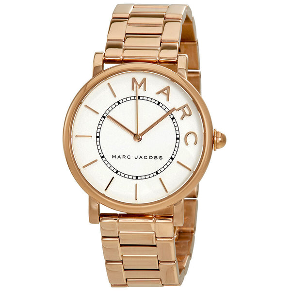 Marc Jacobs Roxy Silver Dial Ladies Rose Gold Tone Watch #MJ3523 - Big Daddy Jewelry