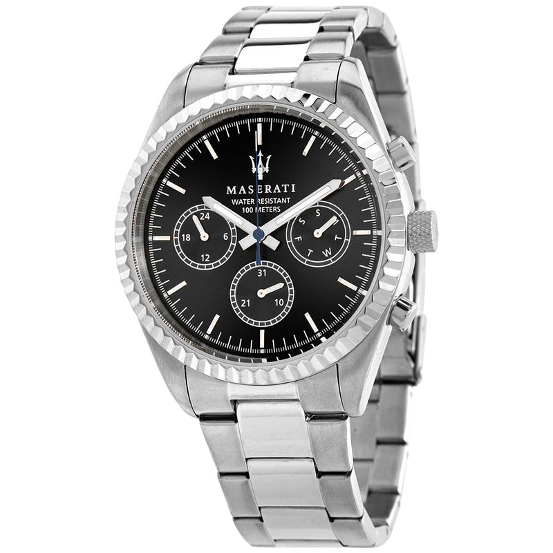 Maserati Competizione Chronograph Quartz Black Dial Men's Watch R8853100023 - Big Daddy Jewelry