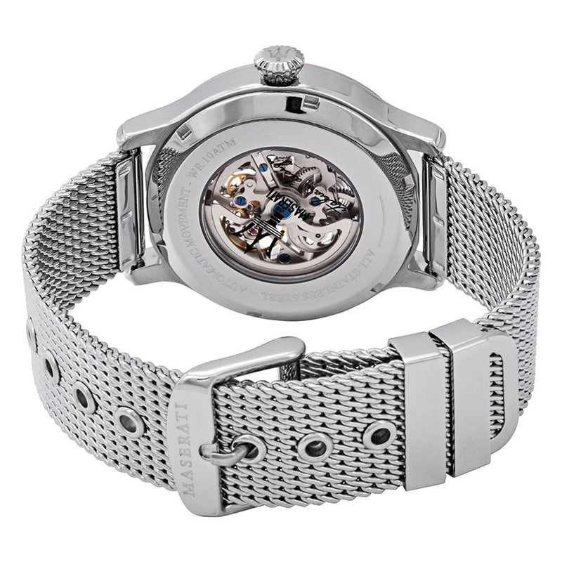 Maserati Epoca Automatic White Open Heart Dial Men's Watch R8823118001 - Big Daddy Jewelry #3