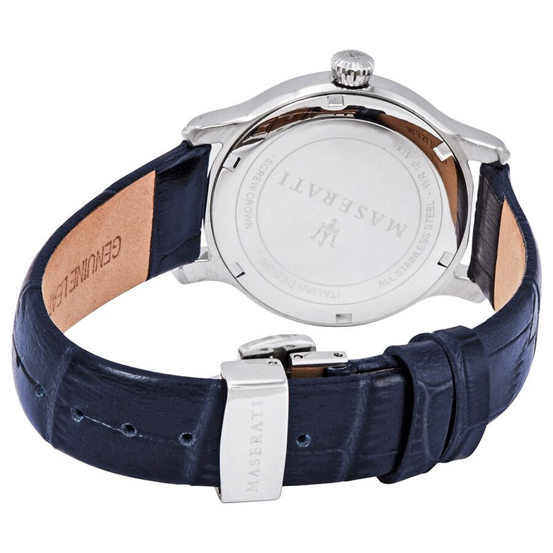 Maserati Epoca Blue Dial Blue Leather Ladies Watch R8851118502 - Big Daddy Jewelry #3