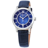 Maserati Epoca Blue Dial Blue Leather Ladies Watch R8851118502 - Big Daddy Jewelry