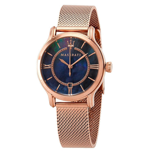 Maserati Epoca Blue Mother of Pearl Dial Ladies Watch R8853118503 - Big Daddy Jewelry