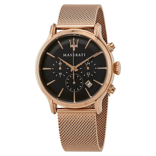 Maserati Epoca Chronograph Black Dial Men's Watch #R8873618005 - Big Daddy Jewelry