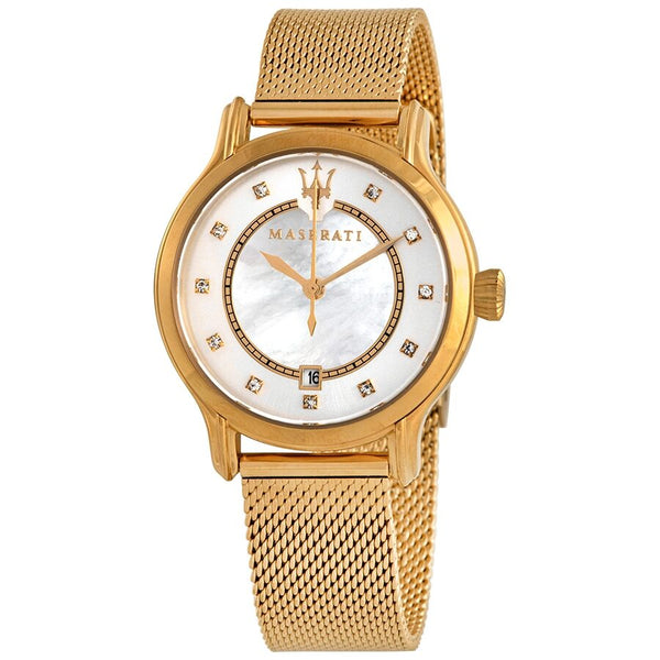 Maserati Epoca Diamond  Mother of Pearl Dial Ladies Watch R8853118502 - Big Daddy Jewelry