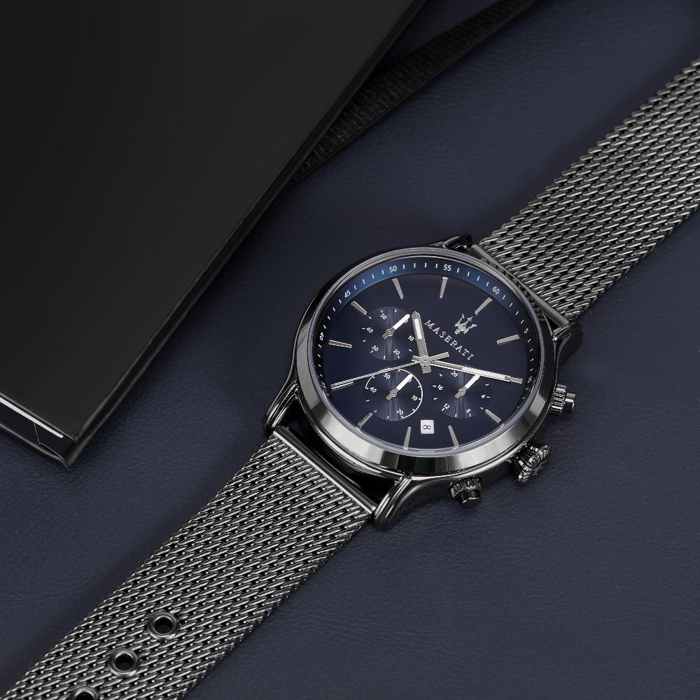 Maserati Epoca PVD Grey Gun Men's Watch R8873618008 - The Watches Men & CO #4