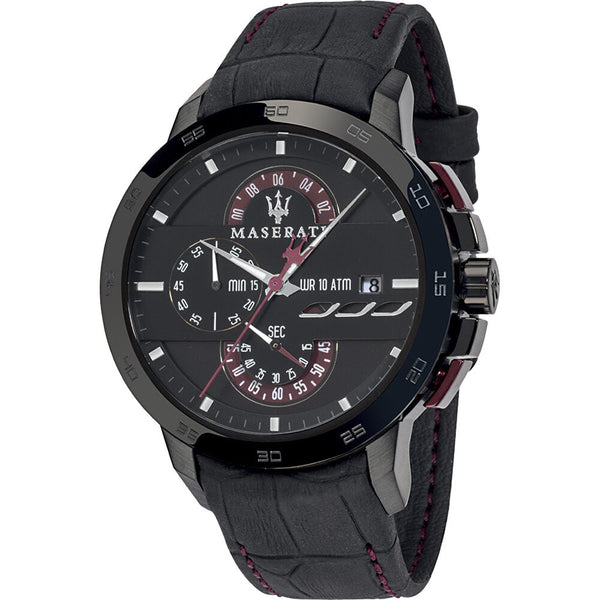 Maserati Ingegno Chronograph Black Dial Men's Watch R8871619003 - Big Daddy Jewelry