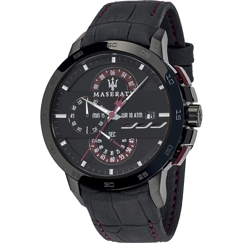 Maserati Ingegno Chronograph Black Dial Men's Watch R8871619003 - Big Daddy Jewelry