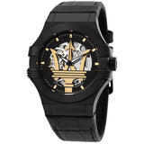 Maserati Potenza Automatic Black Dial Men's Watch #R8821108036 - Big Daddy Jewelry