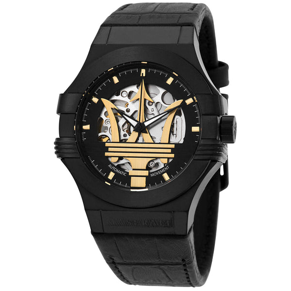 Maserati Potenza Automatic Black Dial Men's Watch #R8821108036 - Big Daddy Jewelry