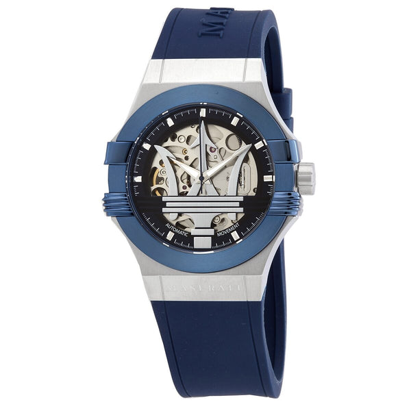 Maserati Potenza Automatic Skeleton Dial Men's Watch #R8821108035 - Big Daddy Jewelry