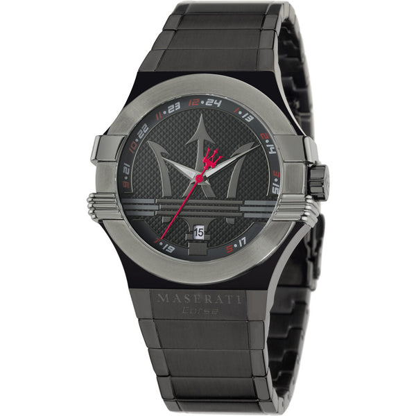 Maserati Potenza Black Dial Men's Watch R8853108003 - Big Daddy Jewelry