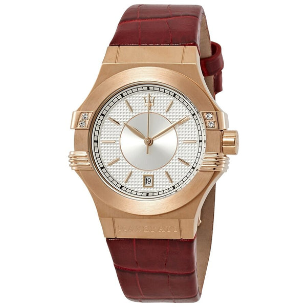 Maserati Potenza Chronograph Silver Dial Ladies Watch R8851108501 - Big Daddy Jewelry