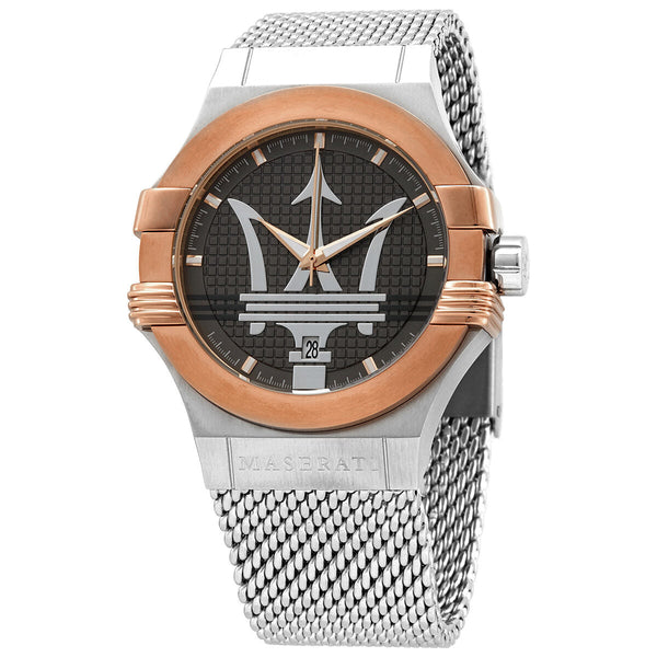 Maserati Potenza Quartz Dark Grey Dial Men's Watch R8853108007 - Big Daddy Jewelry