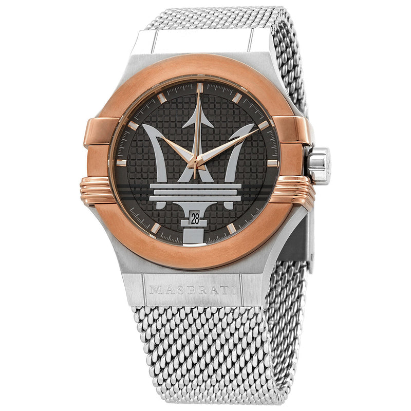 Maserati Potenza Quartz Dark Grey Dial Men's Watch R8853108007 - Big Daddy Jewelry