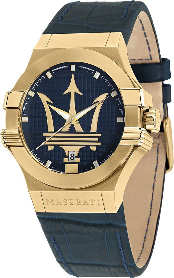 Maserati Potenza Blue Leather  R8851108035 - Big Daddy Jewelry