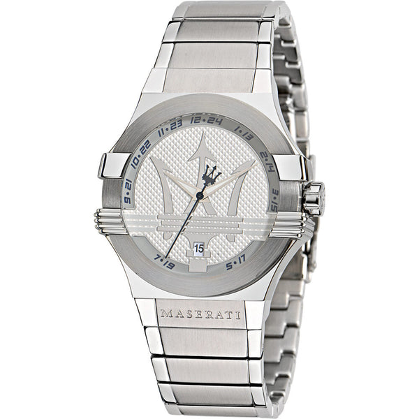 Maserati Potenza Silver Dial Men's Watch R8853108002 - Big Daddy Jewelry