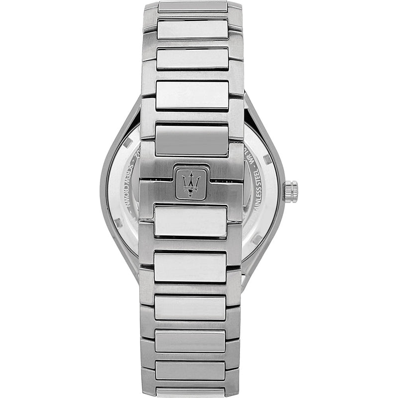 Maserati Stile Silver Automatic Black Dial Men's Watch R8823142002 - Big Daddy Jewelry #3