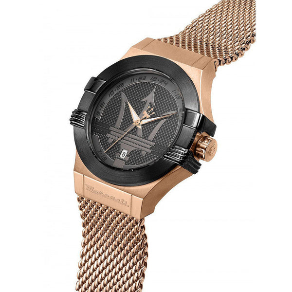 Maserati Potenza Rose Gold Mesh Bracelet  R8853108009 - Big Daddy Jewelry #2