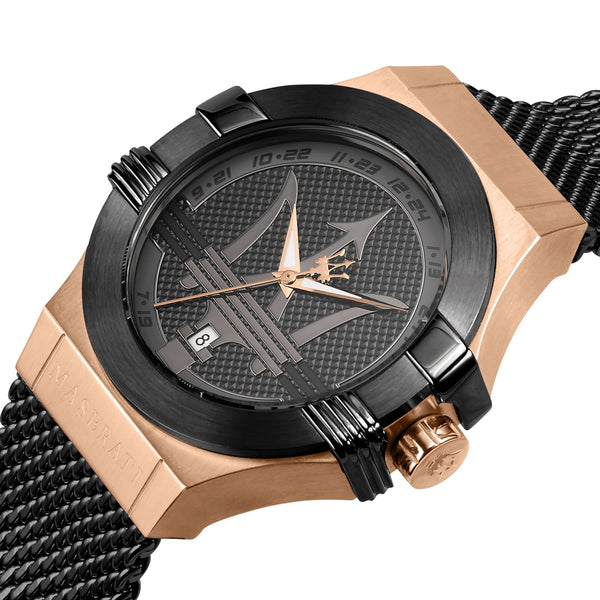 Maserati Potenza Black Mesh Bracelet  R8853108010 - Big Daddy Jewelry #2
