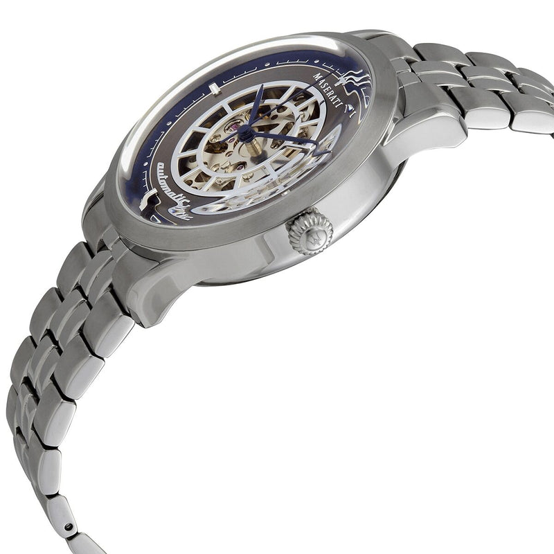 Maserati Ricordo Automatic Grey Skeleton Dial Men's Watch #R8823133005 - Big Daddy Jewelry #2