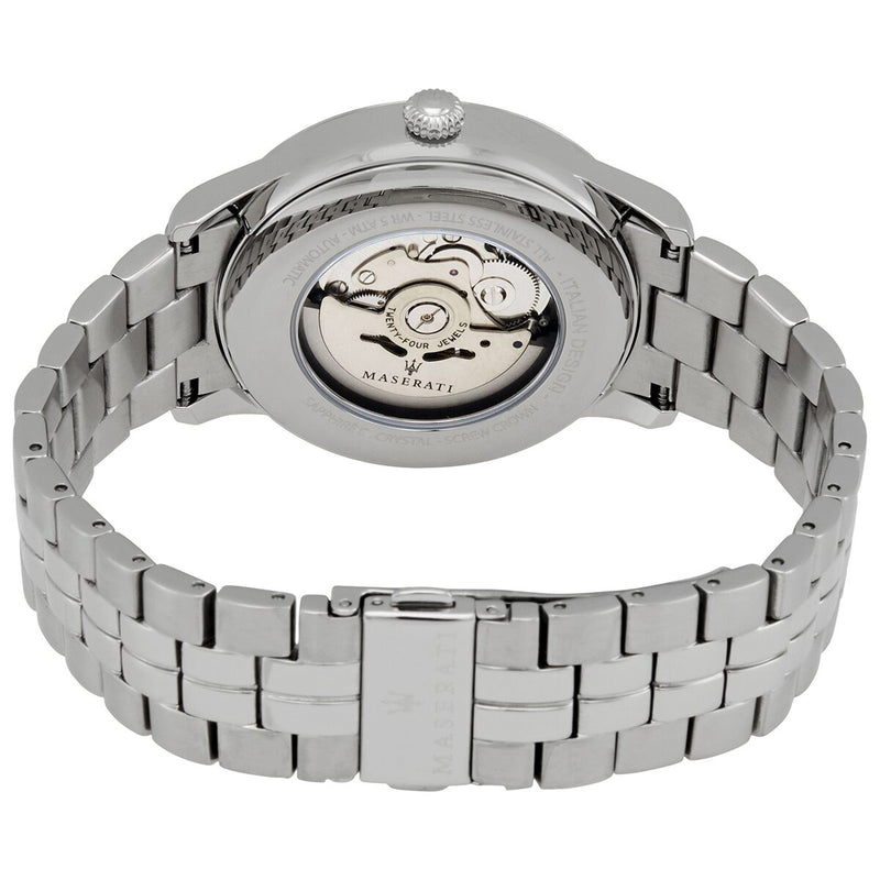 Maserati Ricordo Automatic Grey Skeleton Dial Men's Watch #R8823133005 - Big Daddy Jewelry #3