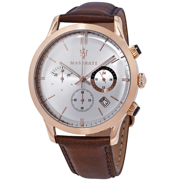 Maserati Ricordo Chronograph Silver Dial Men's Watch R8871633002 - Big Daddy Jewelry