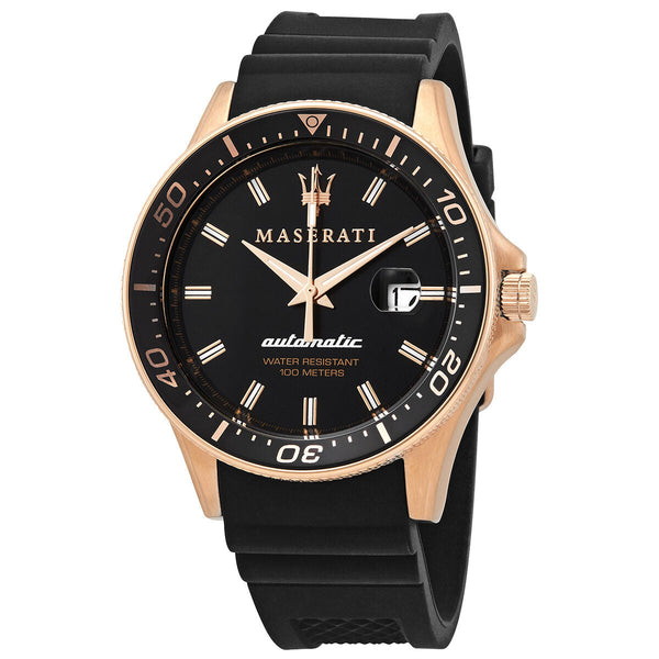 Maserati Sfida Automatic Black Dial Men's Watch #R8821140001 - Big Daddy Jewelry