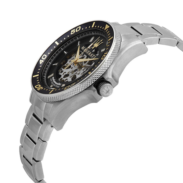 Maserati Sfida Automatic Black Dial Men's Watch R8823140002 - Big Daddy Jewelry #2