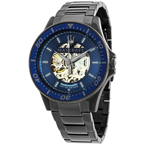 Maserati Sfida Automatic Blue Dial Men's Watch R8823140001 - Big Daddy Jewelry
