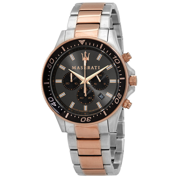 Maserati Sfida Chronograph Quartz Black Dial Men's Watch R8873640002 - Big Daddy Jewelry