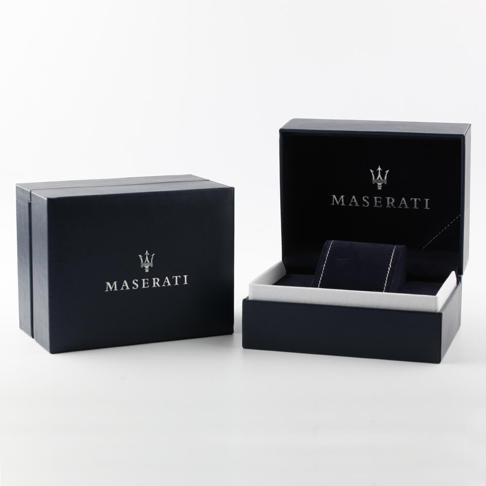 Maserati Sfida Chronograph Black Dial Two Tone Rose Gold and Silver Stainless Steel Men’s Watch R8873640014