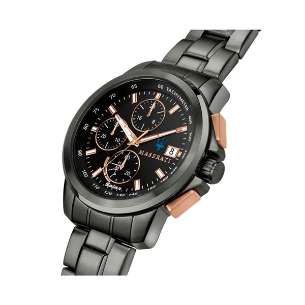 Maserati Successo Charcoal Chronograph R8873645001 - Big Daddy Jewelry #2