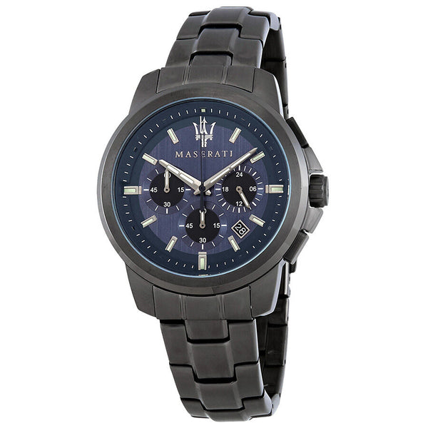 Maserati Successo Chronograph Blue Dial Men's Watch R8873621005 - Big Daddy Jewelry