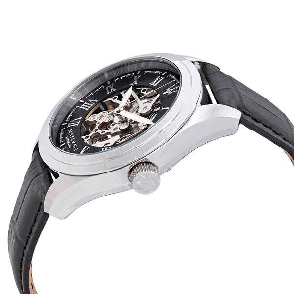 Maserati Traguardo Automatic Black Dial Men's Watch R8871612001 - Big Daddy Jewelry #2